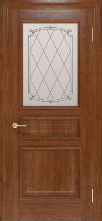 Дверне полотно Interia I 022.7 від ТМ Status Doors Карамельний3